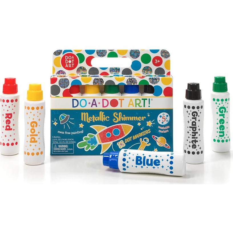 Marcadores de Arte Lavables Do A Dot Art! - 6 Colores Brillantes