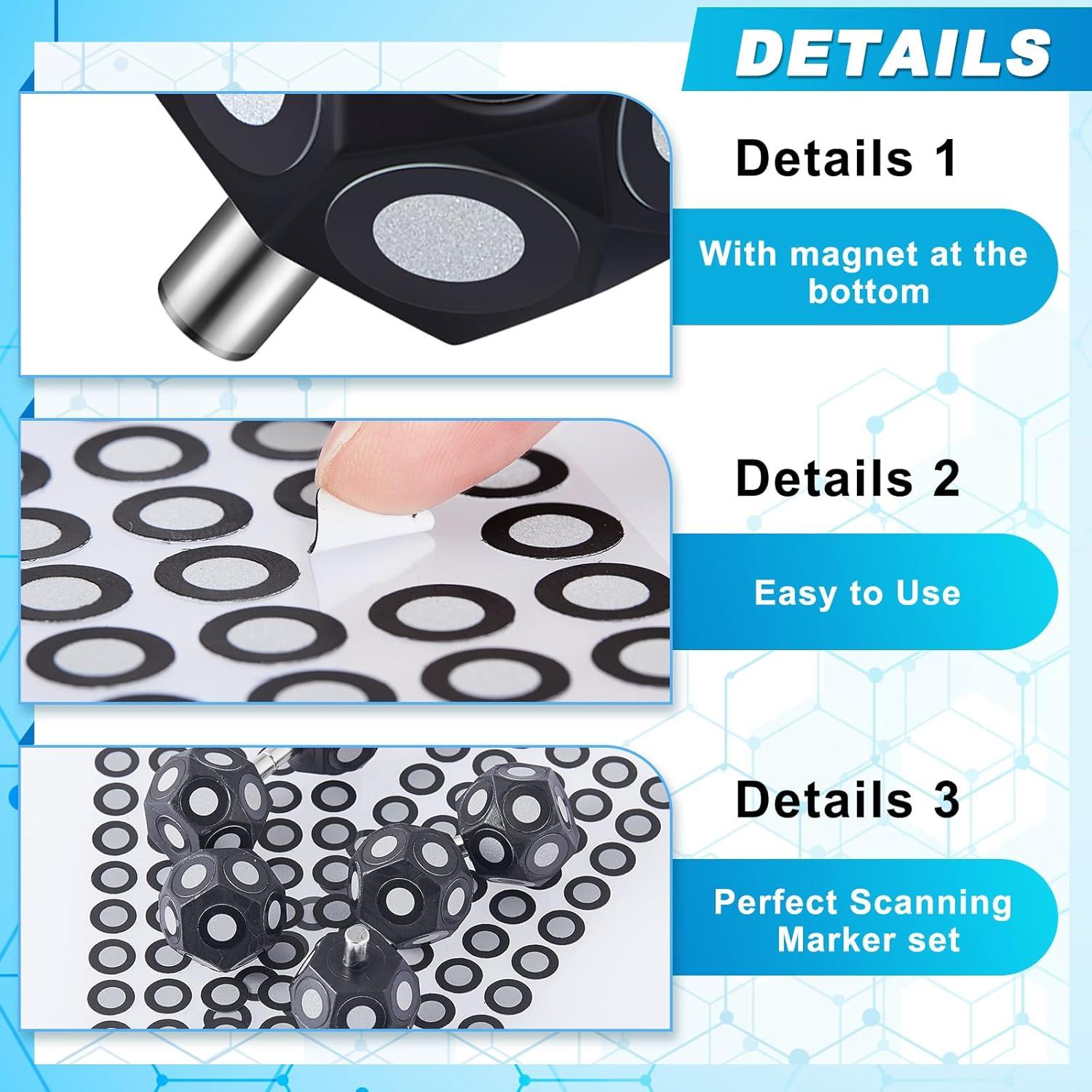 Conjunto de Marcadores Multi-Ángulo Kingdder 6 Piezas 6mm