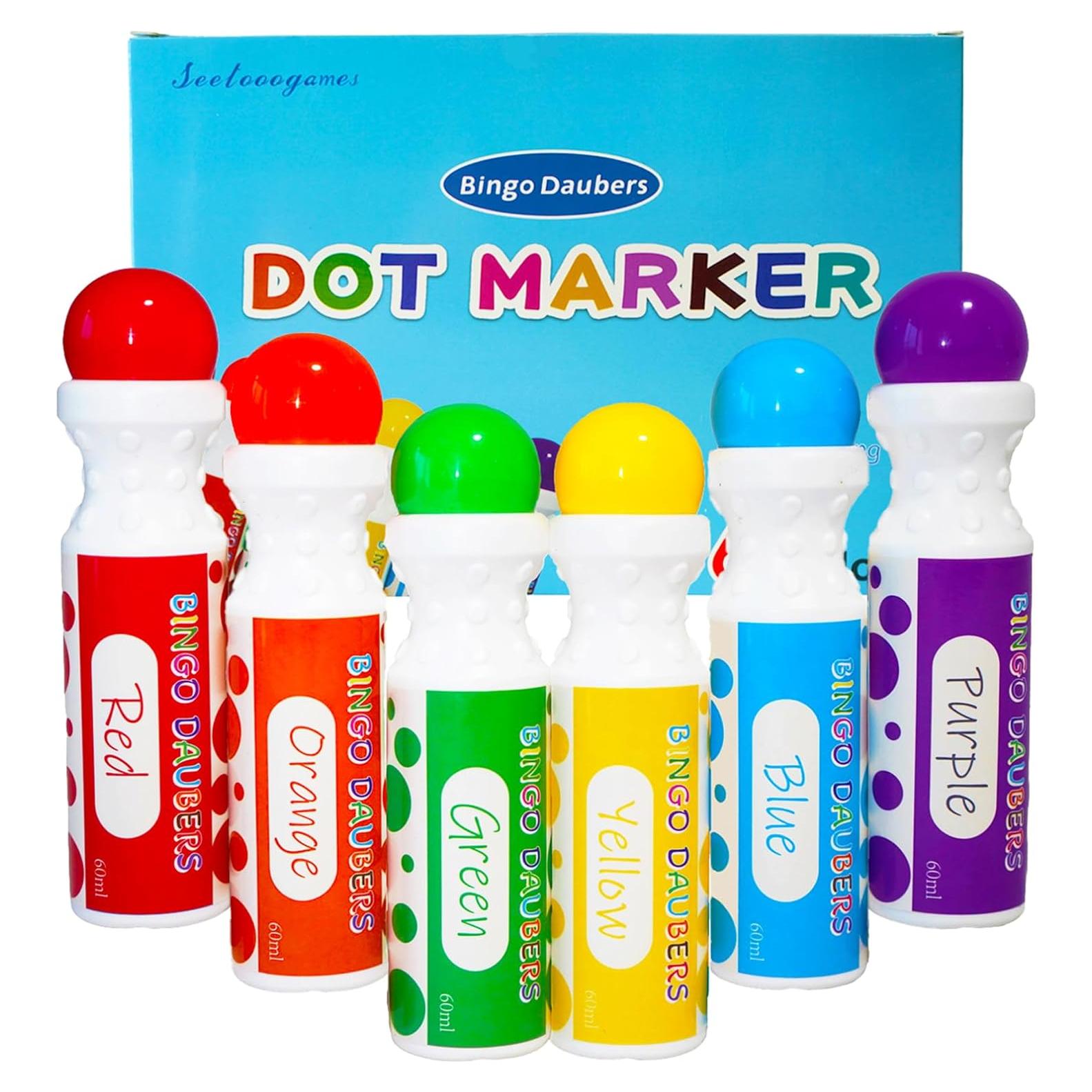 Marcadores de Puntos para Bingo SEETOOOGAMES - Set 6 Colores