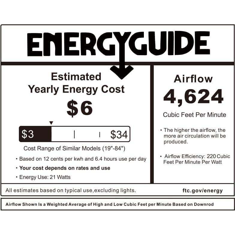 Ventilador de Techo Consciot Mela 132 cm con Luz y Control Remoto