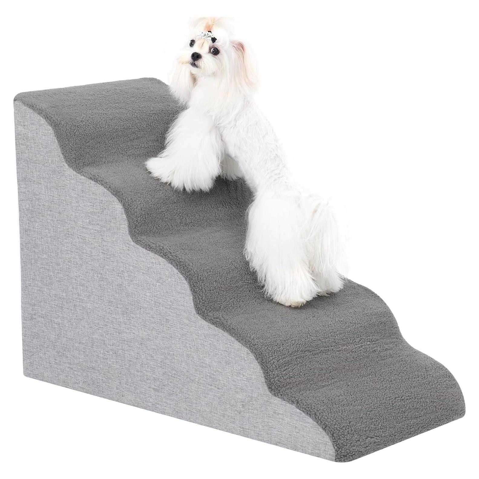 Escaleras para Perros Uross 5 Niveles Antideslizantes Gris
