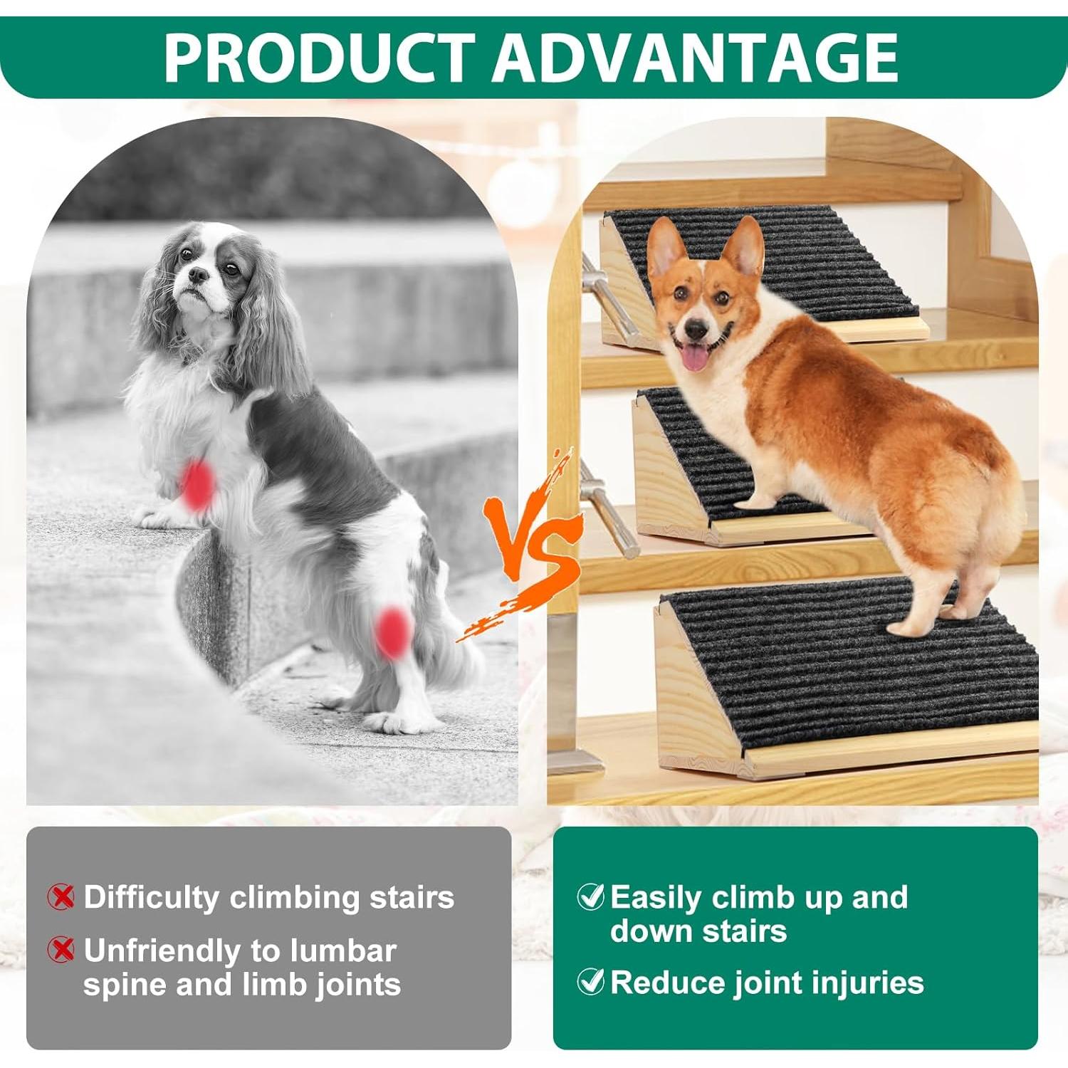 Rampa Antideslizante para Perros In Hand - 4 Paquetes, 30x26 cm