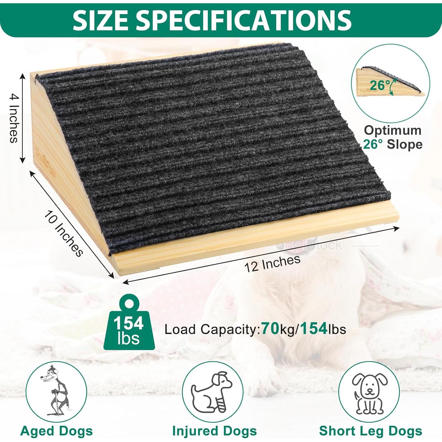 Rampa Antideslizante para Perros In Hand - 4 Paquetes, 30x26 cm