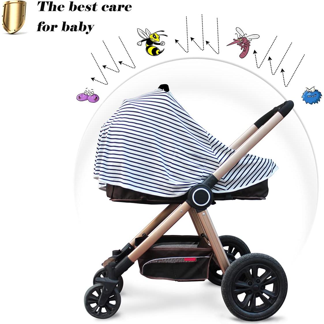 Cubierta de Lactancia LUCINE - Poncho Multifuncional Rayas