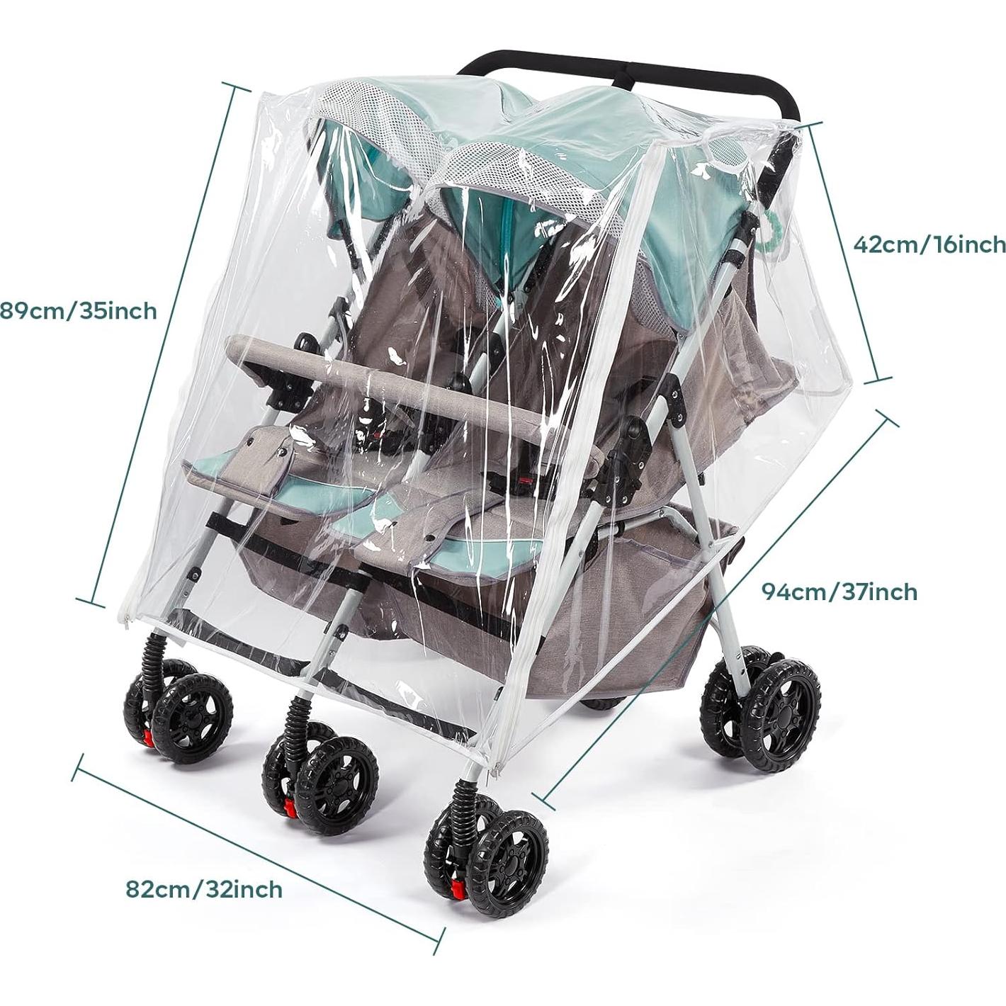Cubierta para Cochecito Doble PAHTTO Impermeable Universal