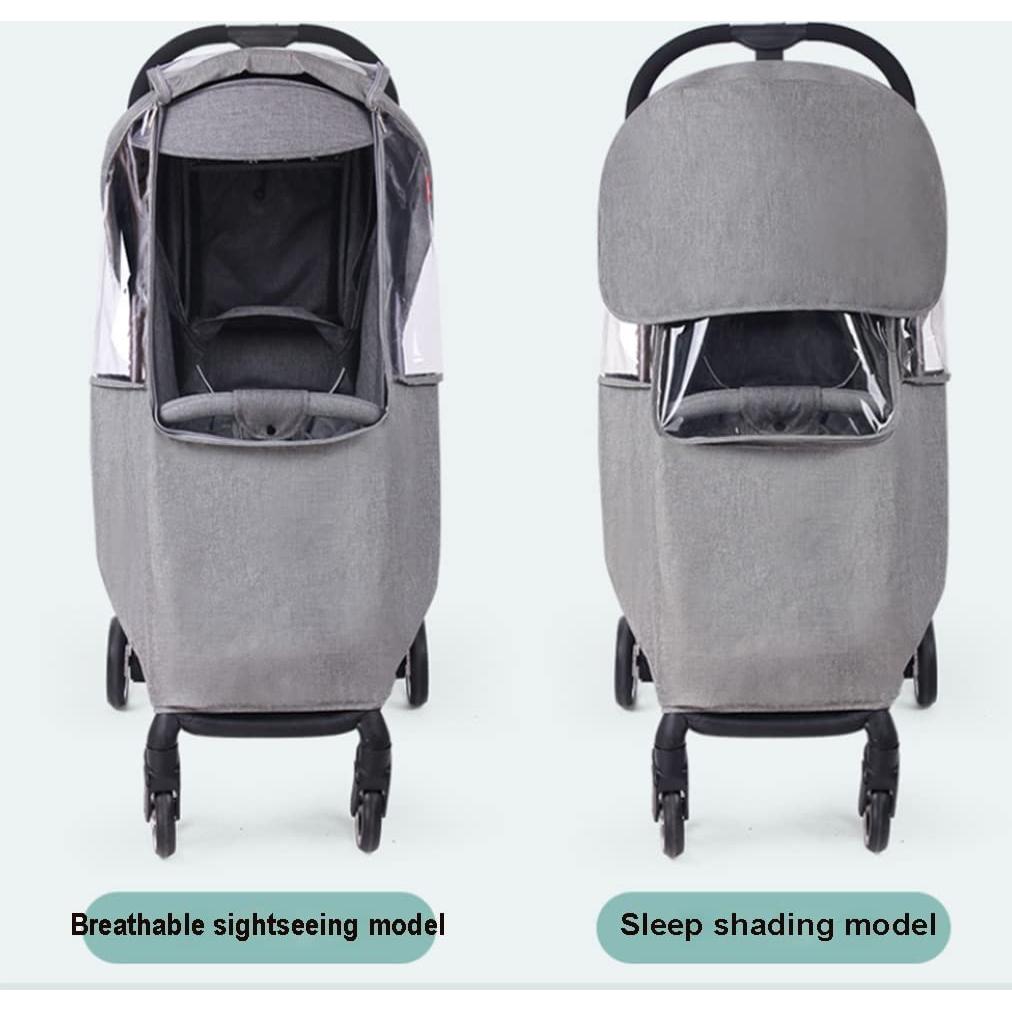 Cubierta de Lluvia Universal para Cochecito YU-YI Gris