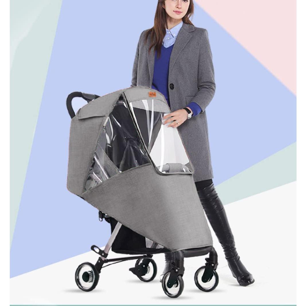Cubierta de Lluvia Universal para Cochecito YU-YI Gris