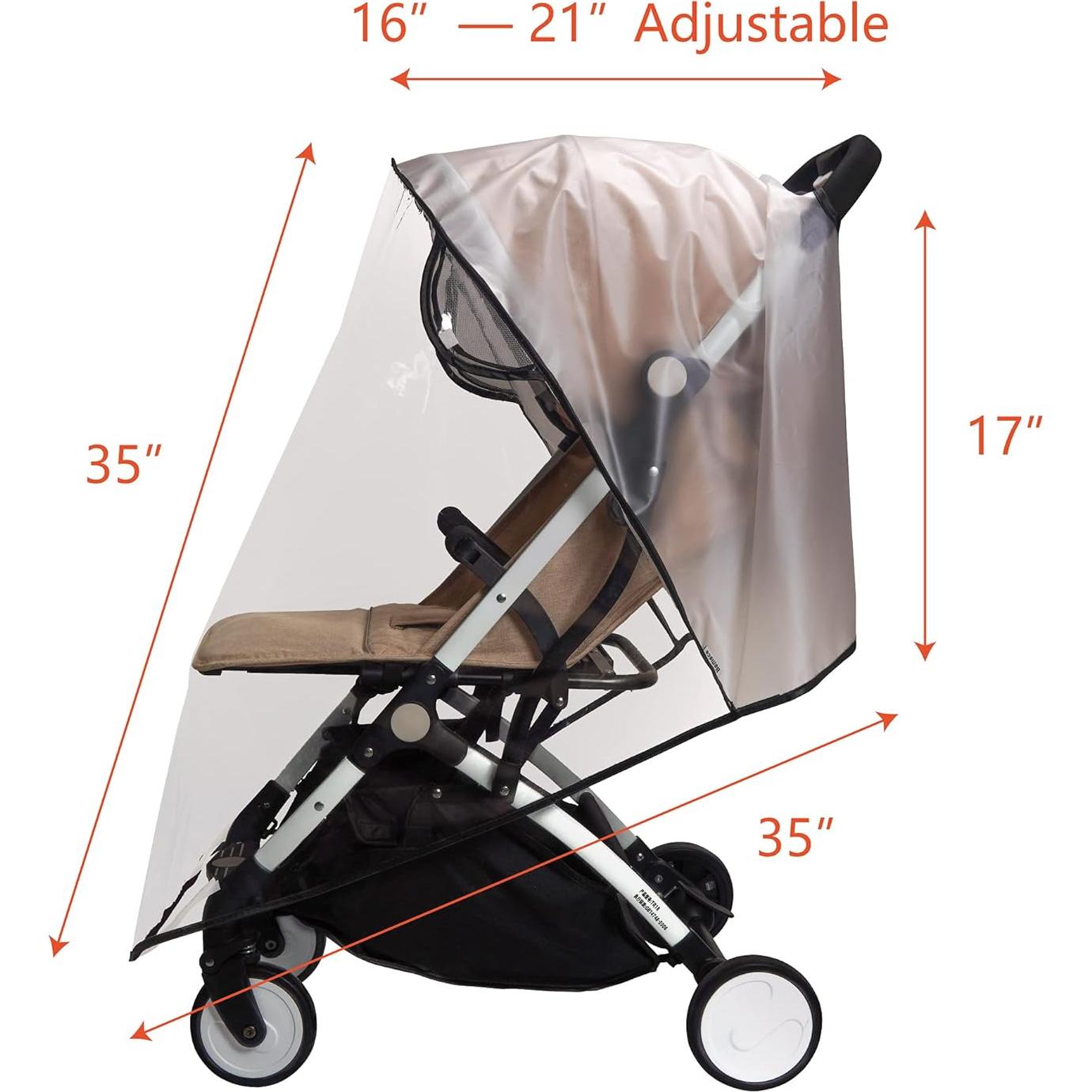 Cubierta de Lluvia Bemece para Cochecito - Impermeable y Resistente