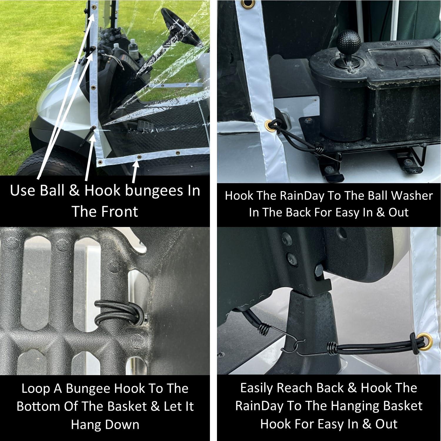 Cubierta Lateral para Carro de Golf Keyfit Tools RainDay