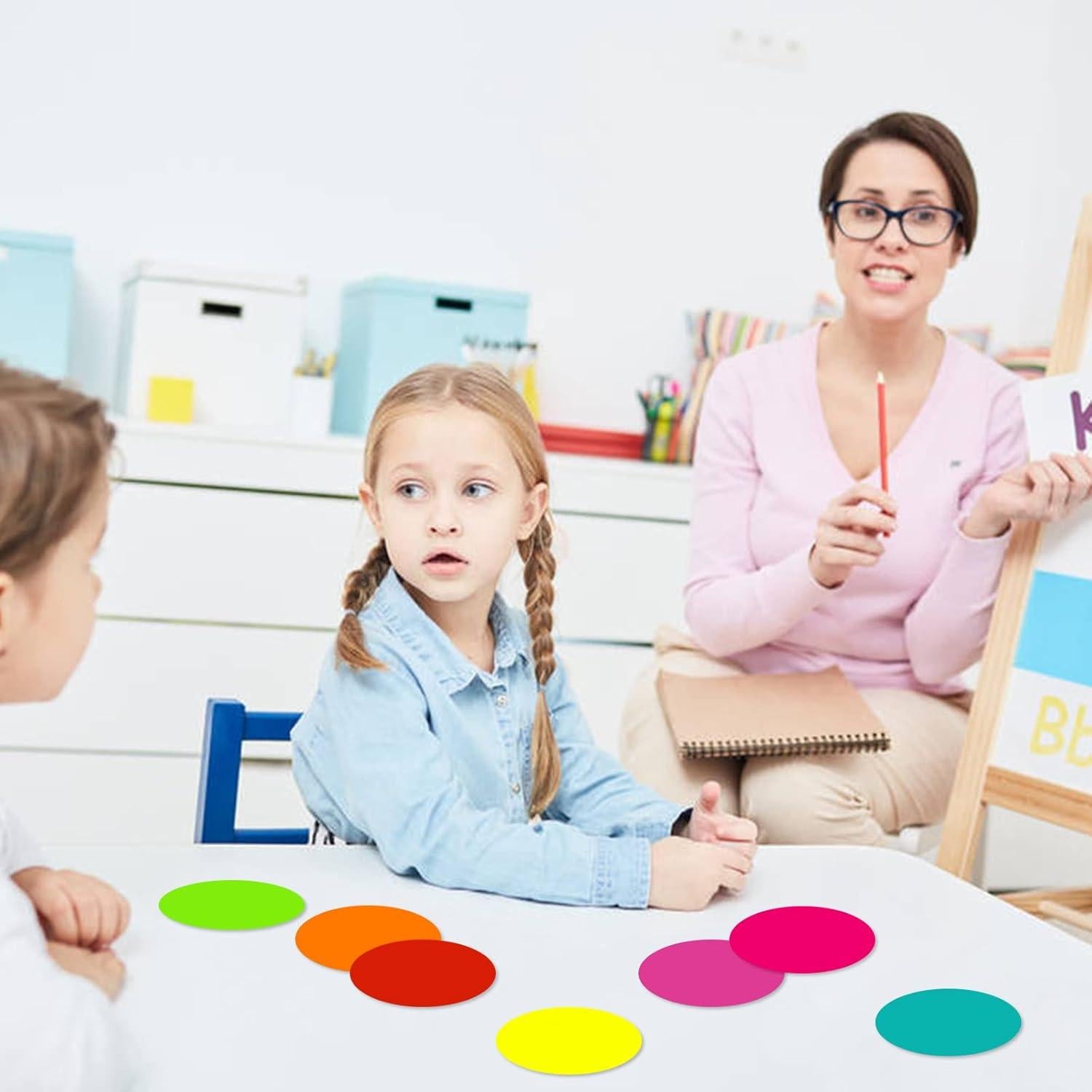 Puntos de Borrado en Seco HOXHA 40 Piezas 15.24 cm 10 Colores