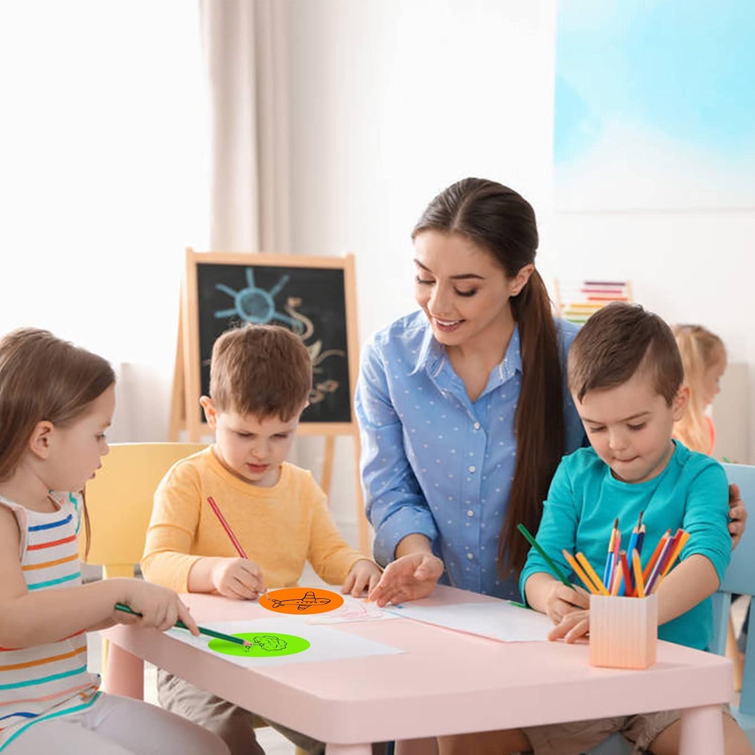 Puntos de Borrado en Seco HOXHA 40 Piezas 15.24 cm 10 Colores