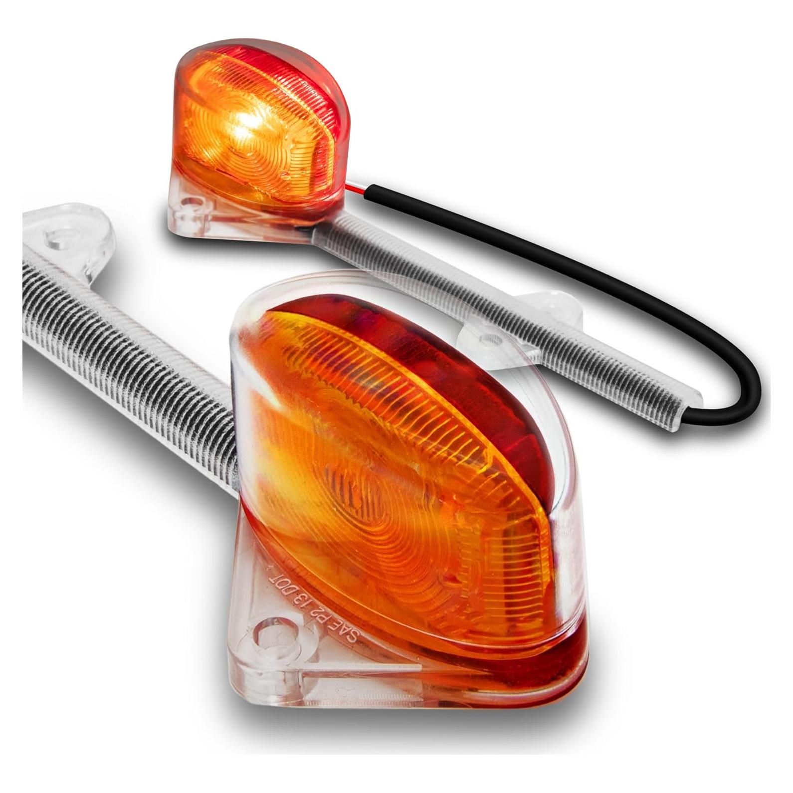 Juego de Luces LED de Guardabarros ONLINE 5" Rojo y Ámbar