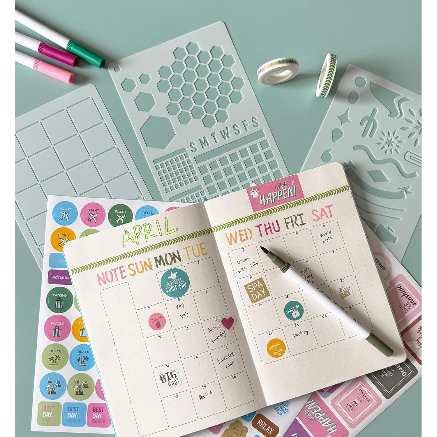 Kit de Diario A5 Thisness con 160 Páginas y Accesorios Menta