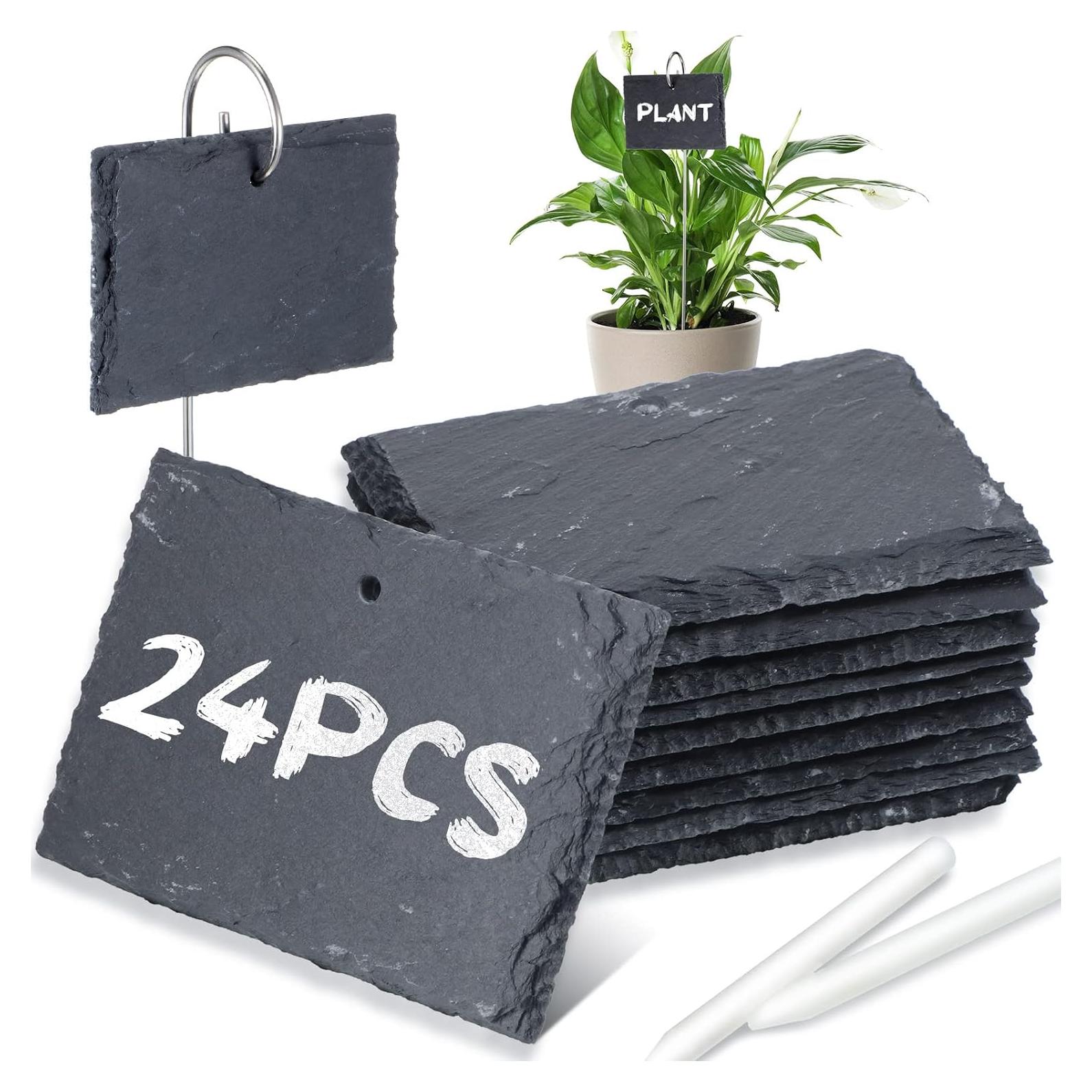 Etiquetas para Plantas LEIFIDE 24 Piezas Reutilizables