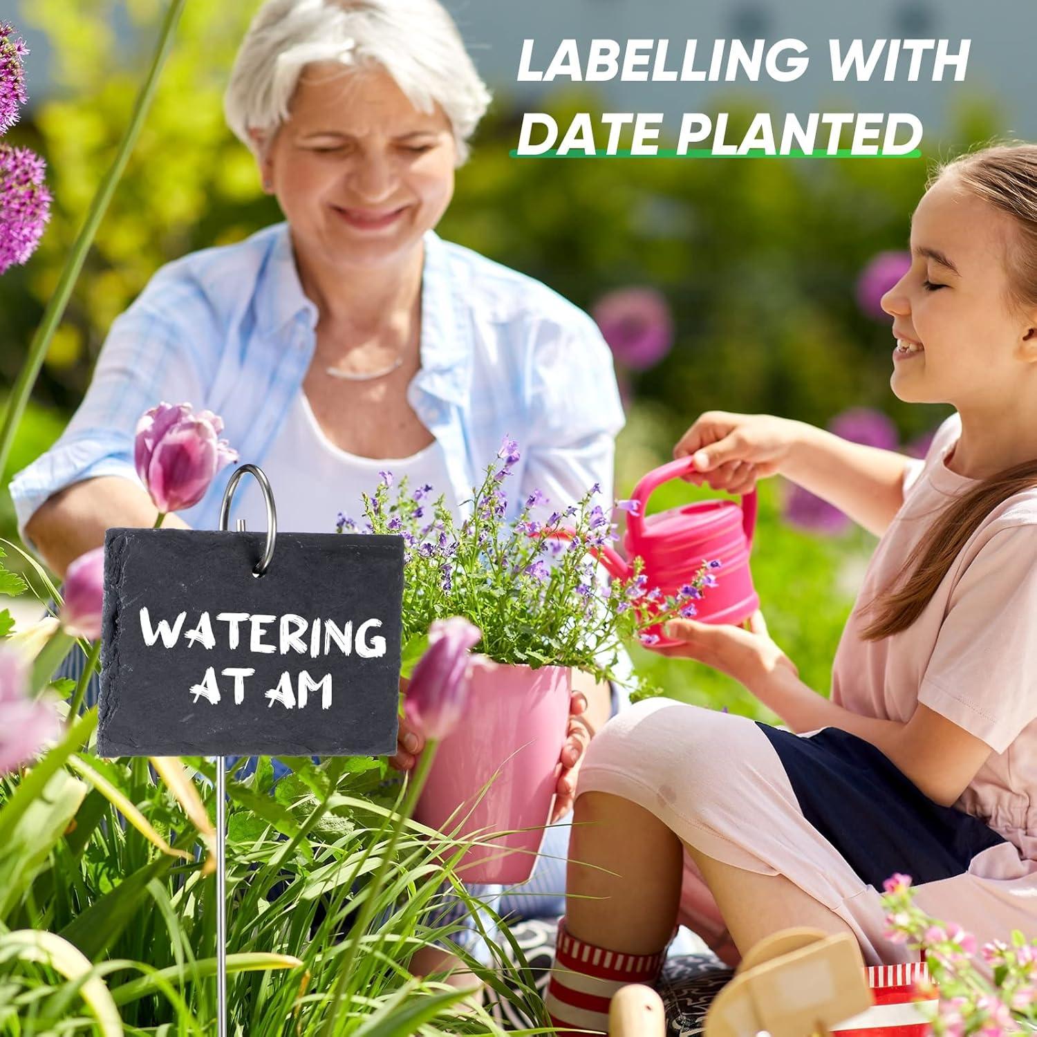 Etiquetas para Plantas LEIFIDE 24 Piezas Reutilizables