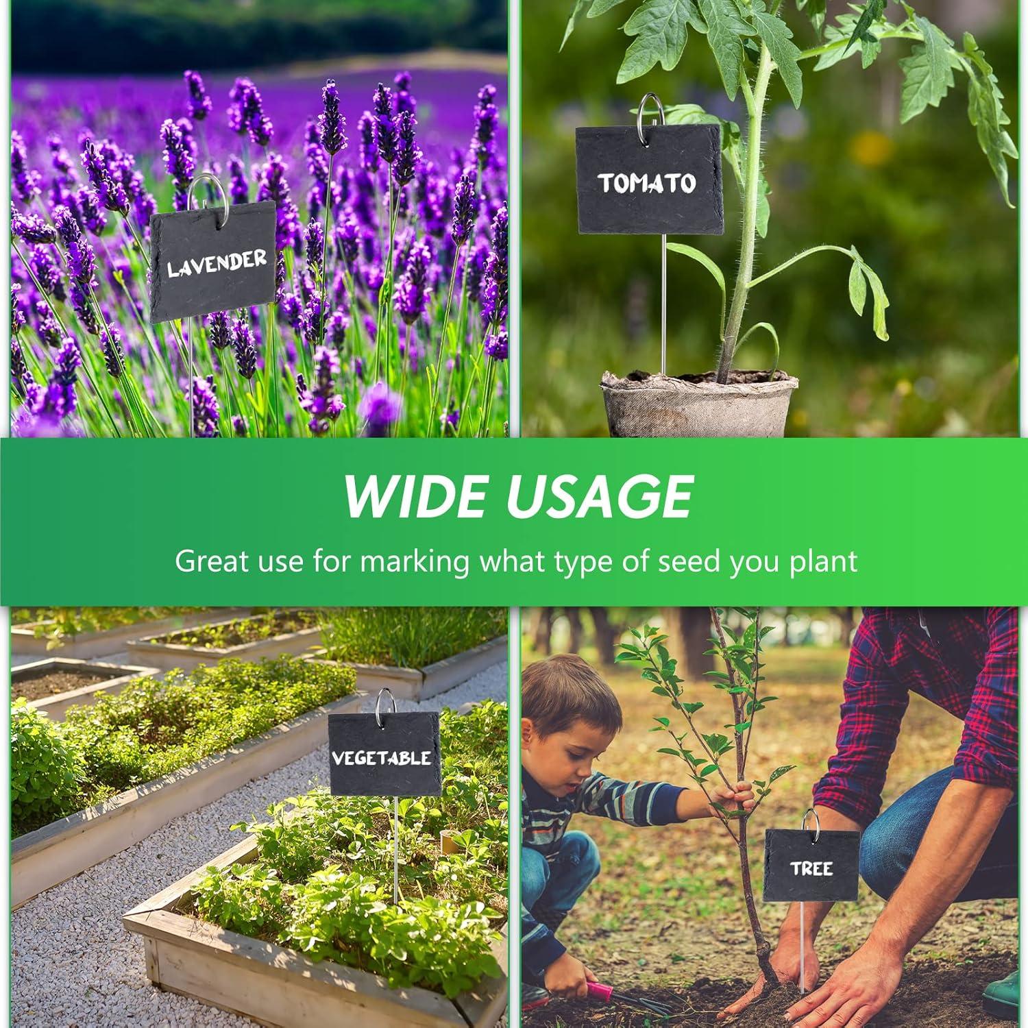 Etiquetas para Plantas LEIFIDE 24 Piezas Reutilizables