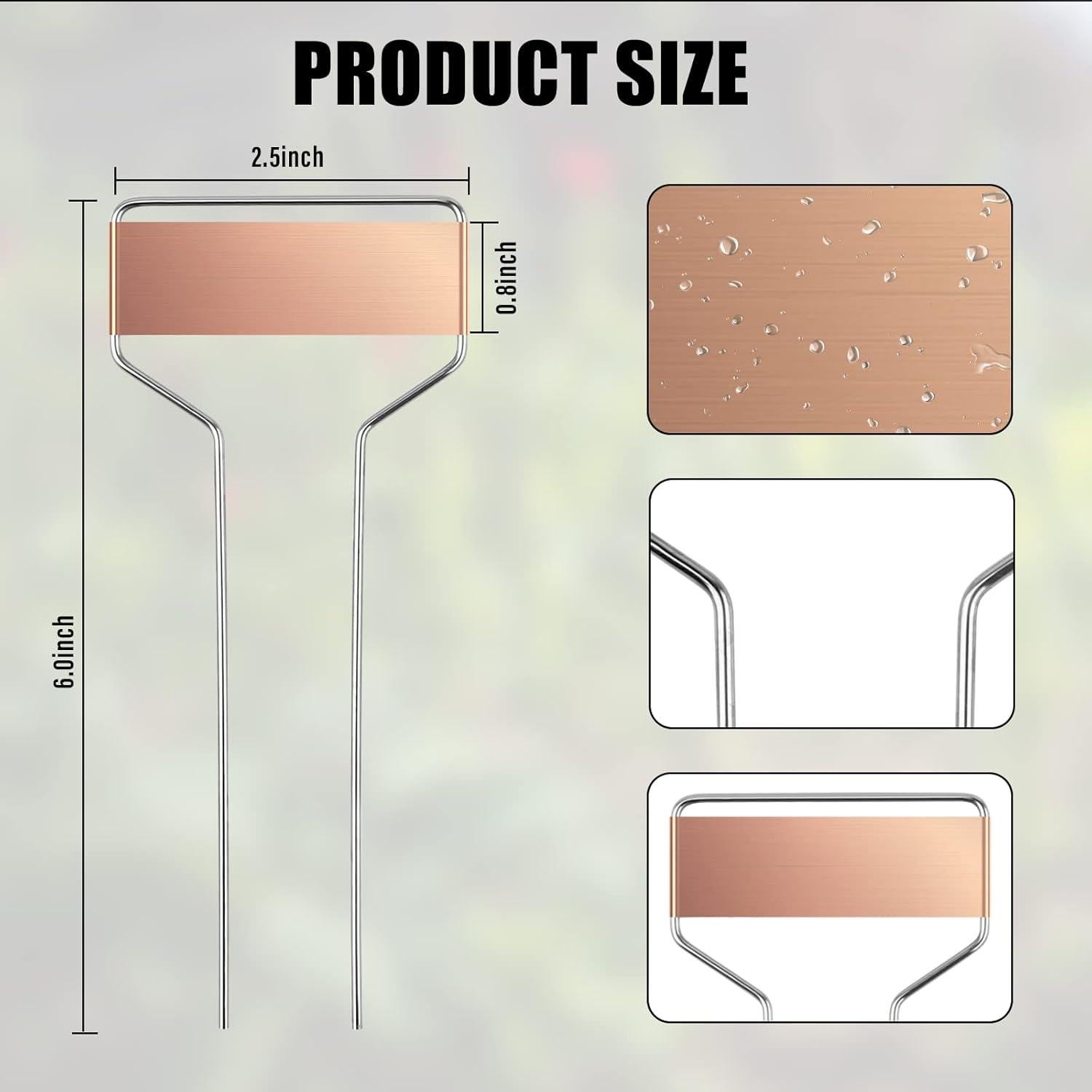 Etiquetas de Jardín Geilihome de Cobre - 30PCS Reutilizables