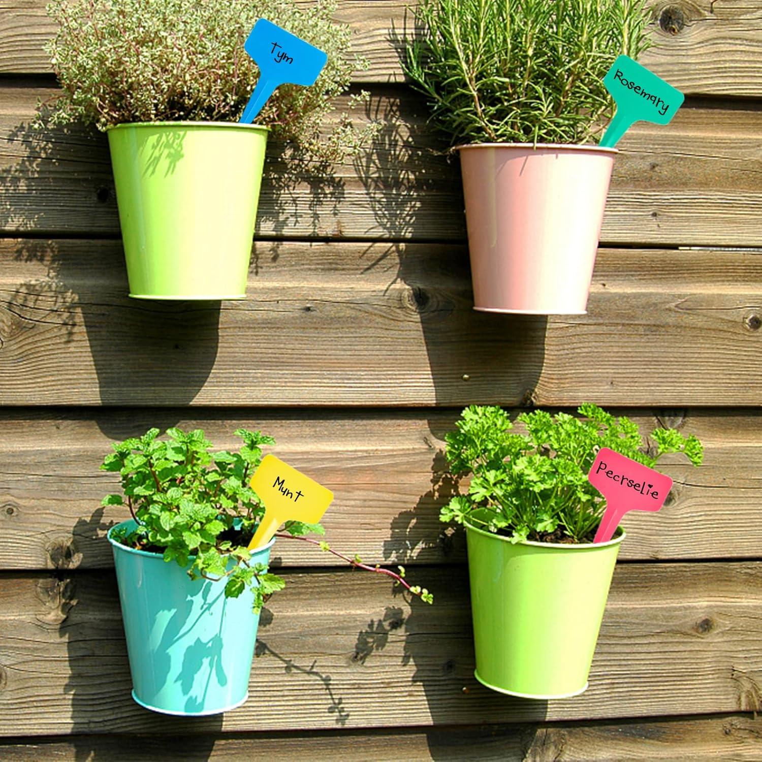 Etiquetas de Plantas Tipo T Foraineam 500 Pcs 6x10cm