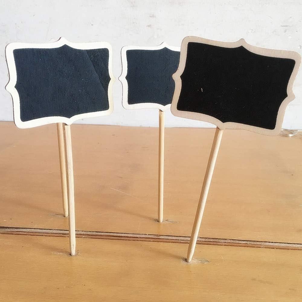 Etiquetas para Plantas XIAN 10pcs Madera Impermeables 8x18cm