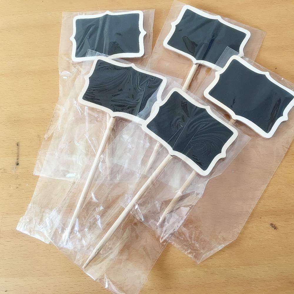 Etiquetas para Plantas XIAN 10pcs Madera Impermeables 8x18cm