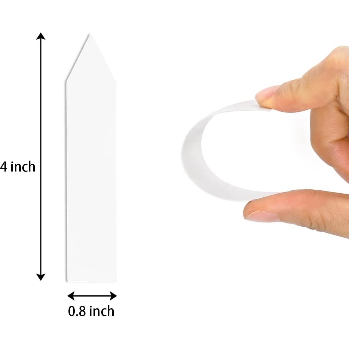 Etiquetas para Plantas 600 Pcs 10 cm PVC Impermeable Foraineam