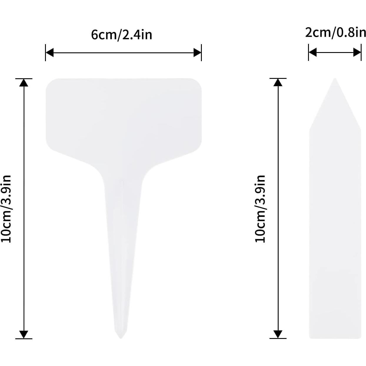 Etiquetas de Jardín KINGLAKE 200 Pcs Plástico Impermeables