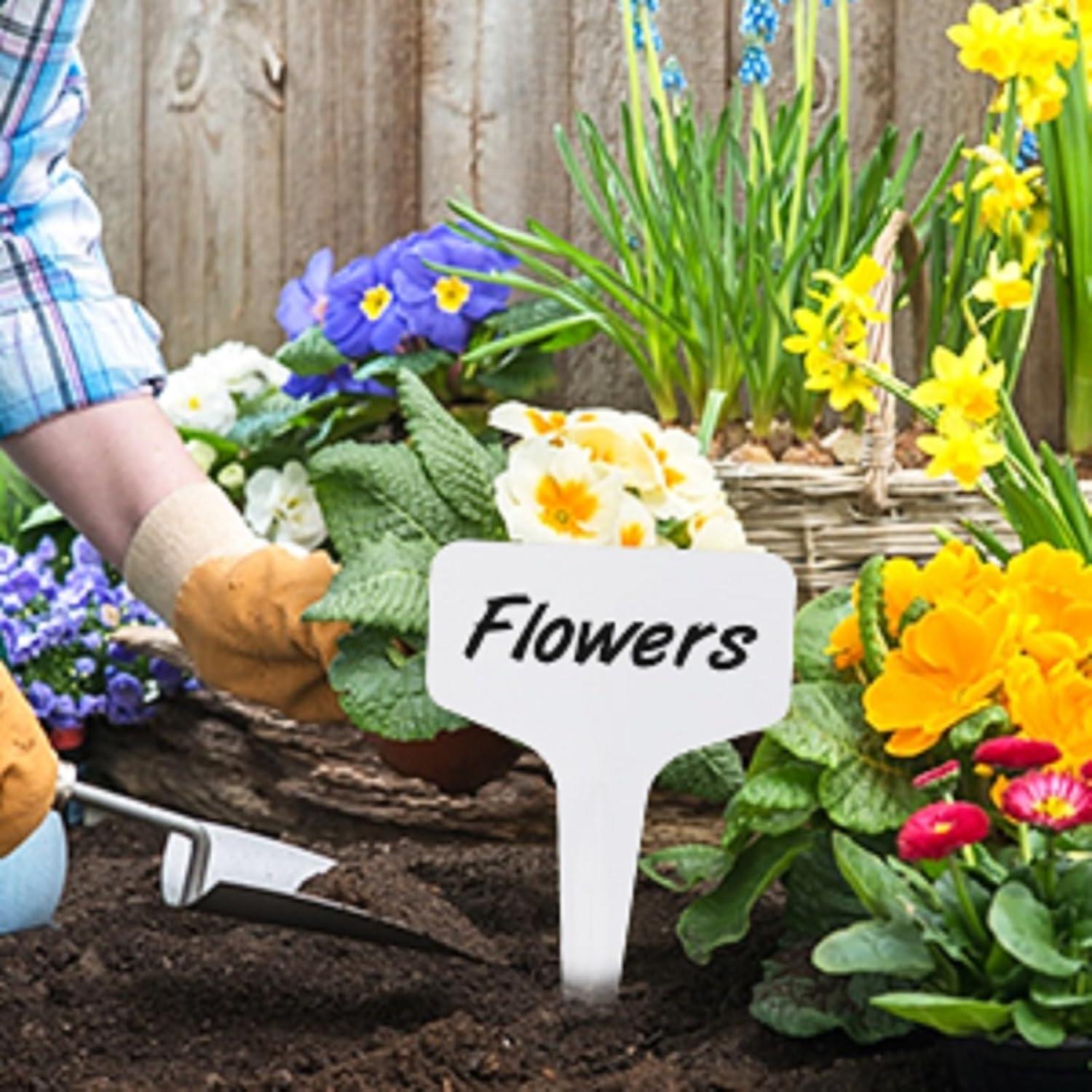 Etiquetas de Jardín KINGLAKE 200 Pcs Plástico Impermeables