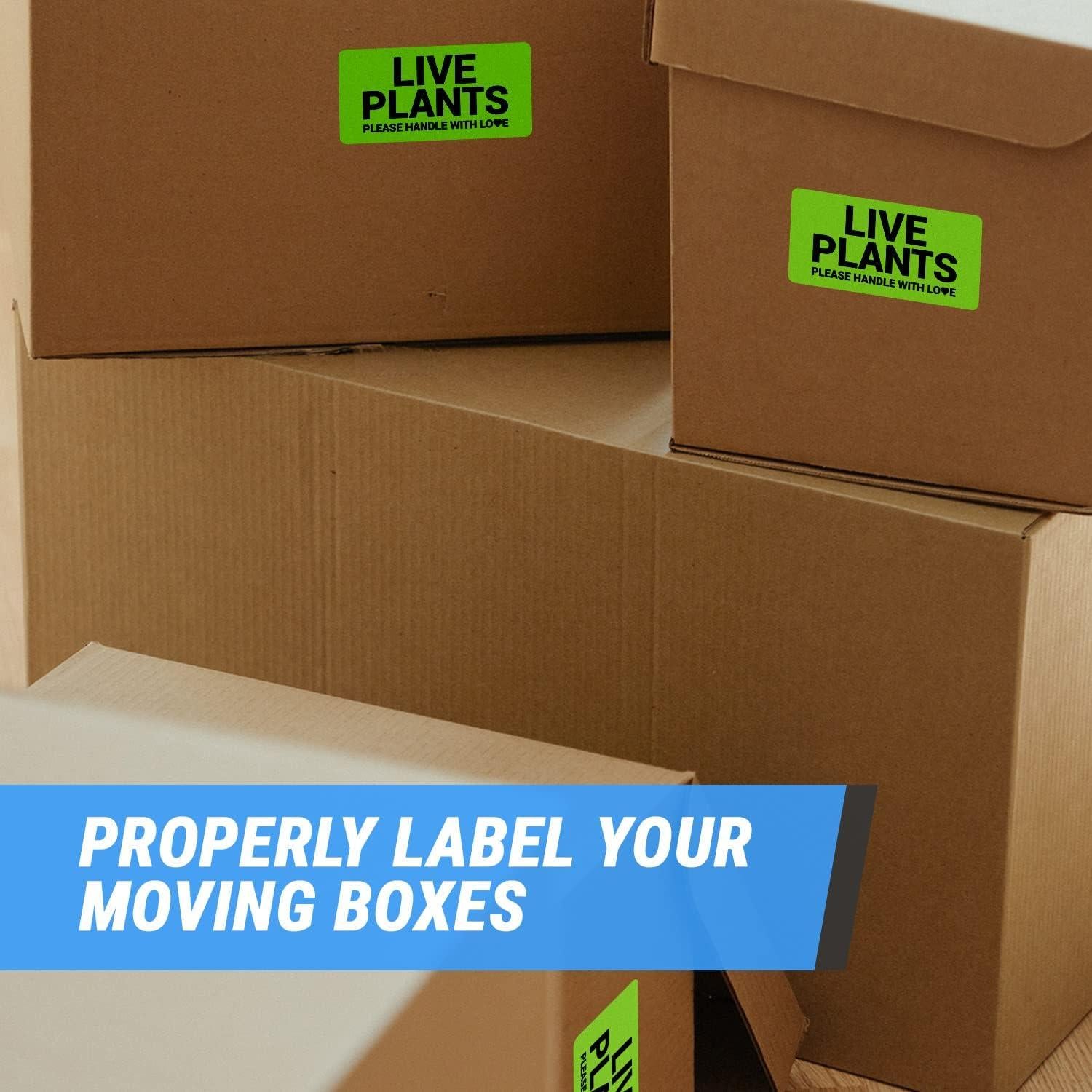 Etiquetas de Plantas Vivas OfficeSmartLabels 300 Unidades Verde