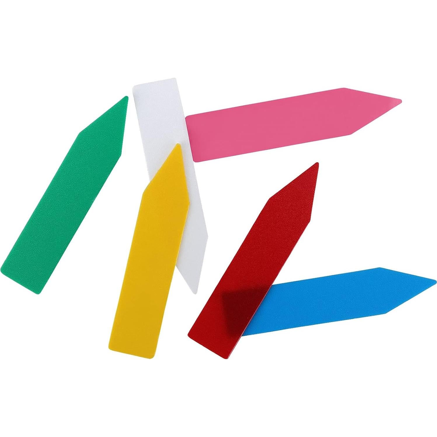 Etiquetas de Plantas KINJOEK 1200 PCS 5.08 x 1.02 cm Coloridas