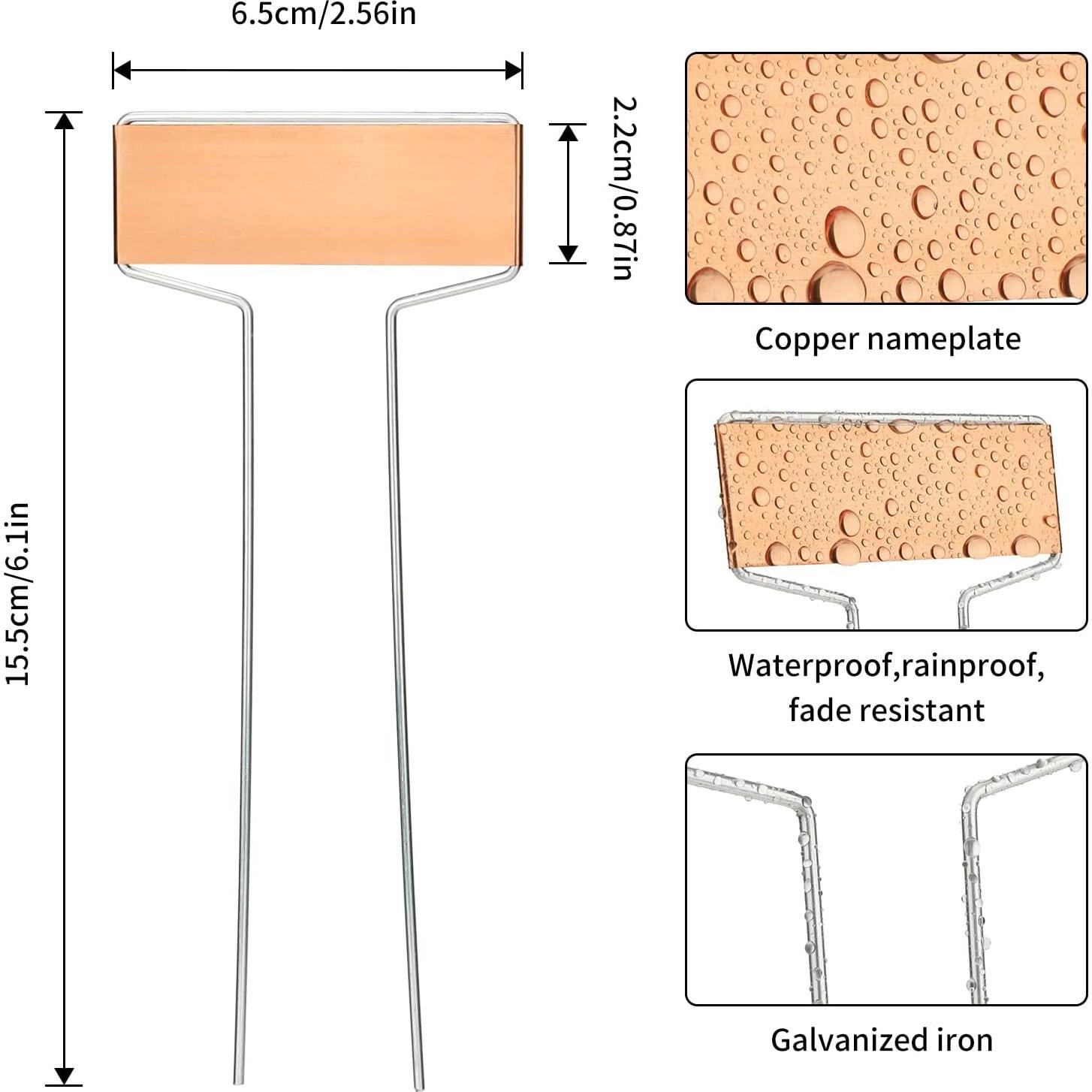 Etiquetas de Metal para Plantas Kinglake Garden - Paquete de 20