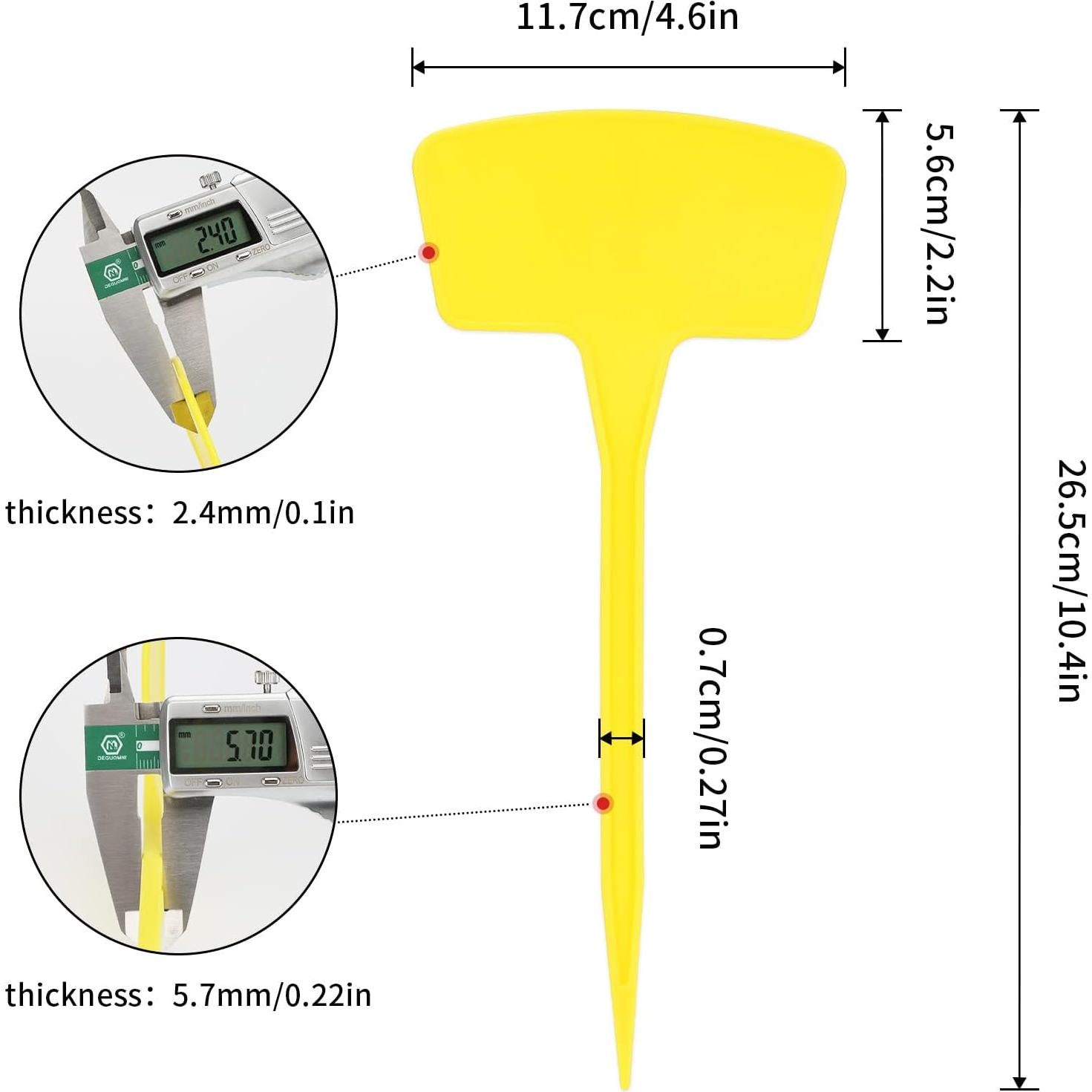 Etiquetas de Jardín de Plástico KINGLAKE 30 Piezas 26.5 cm