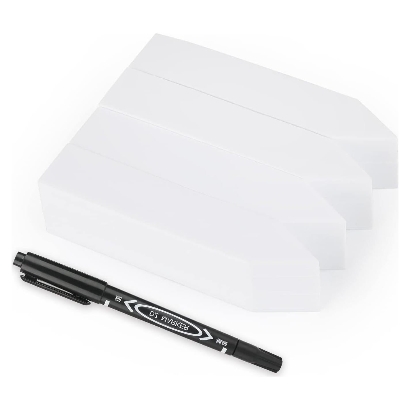 Etiquetas de Jardín KINGLAKE 600 Pcs 2x10 cm PVC Blancas