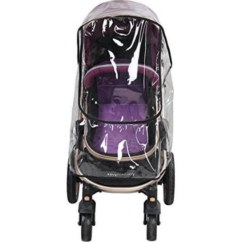 Cubierta de Lluvia Universal para Cochecito PVC Transparente 55x75cm