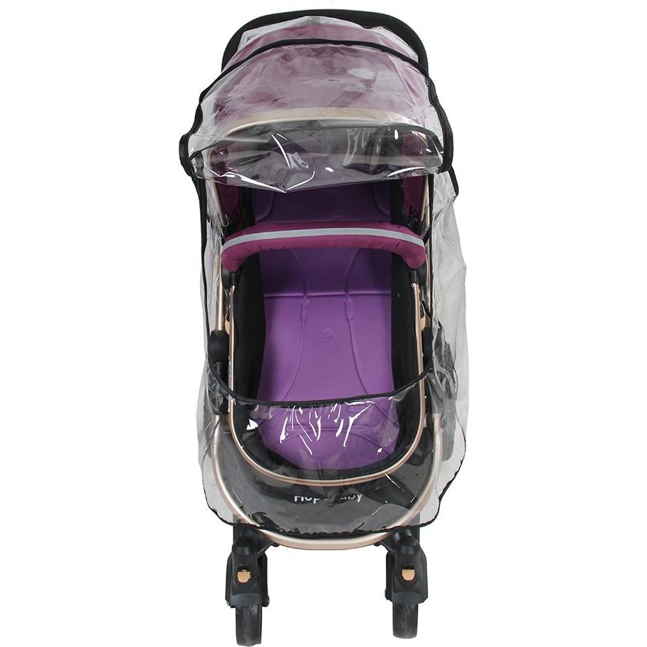 Cubierta de Lluvia Universal para Cochecito de Bebé PVC Transparente
