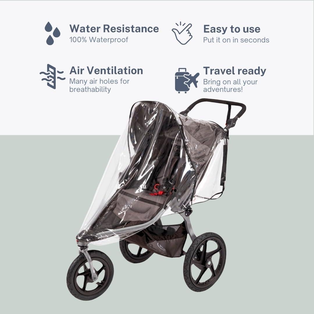 Funda de Lluvia SASHA para Carritos BOB Gear - Protección Total