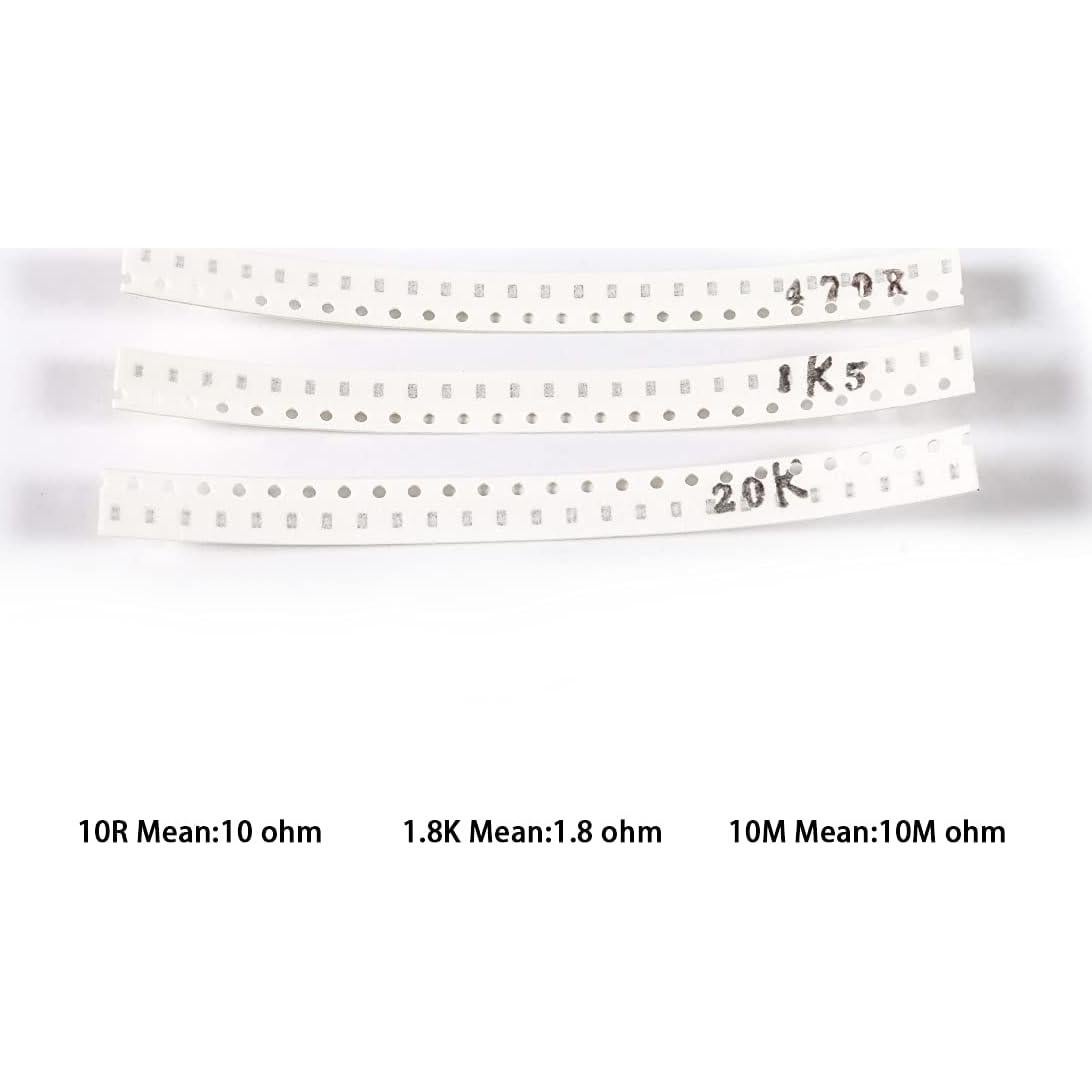 Kit de Resistencias SMD 0603 Atnsinc 1500 Piezas 0-10M Ohm