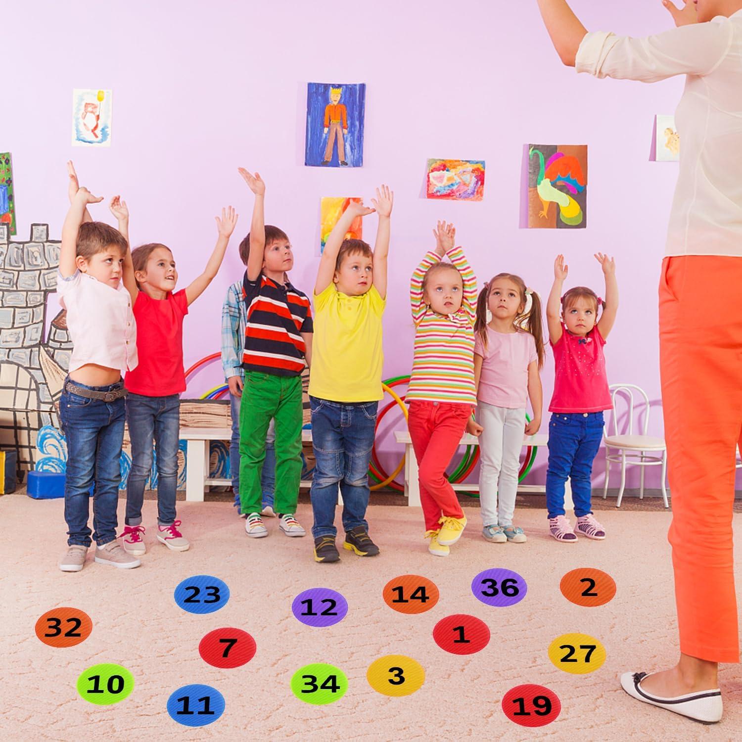 Marcadores de Alfombra ForTomorrow 36 Pcs 100mm Numerados