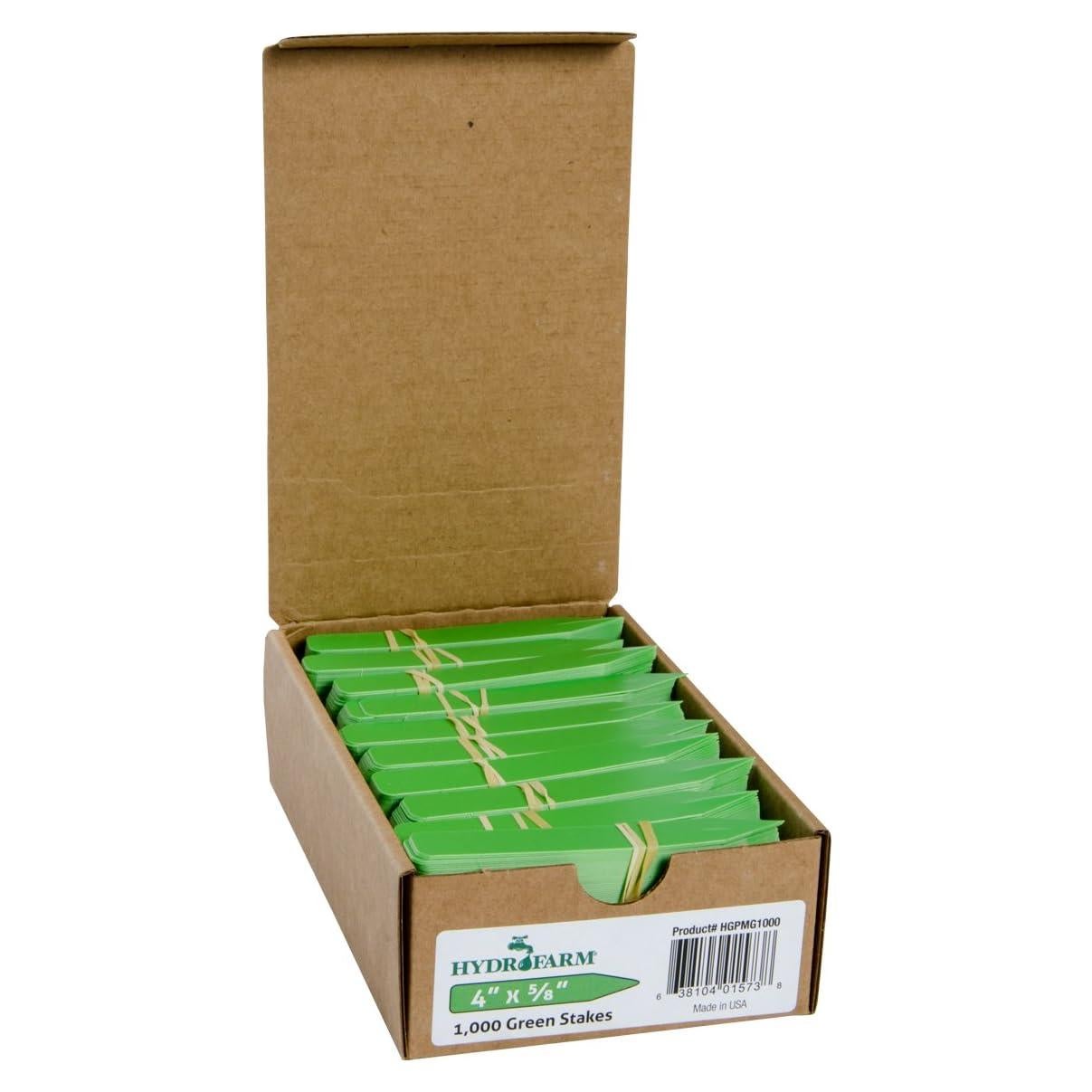 Etiquetas para Plantas Macore Co HGPMG1000, 1000 Unidades Verde