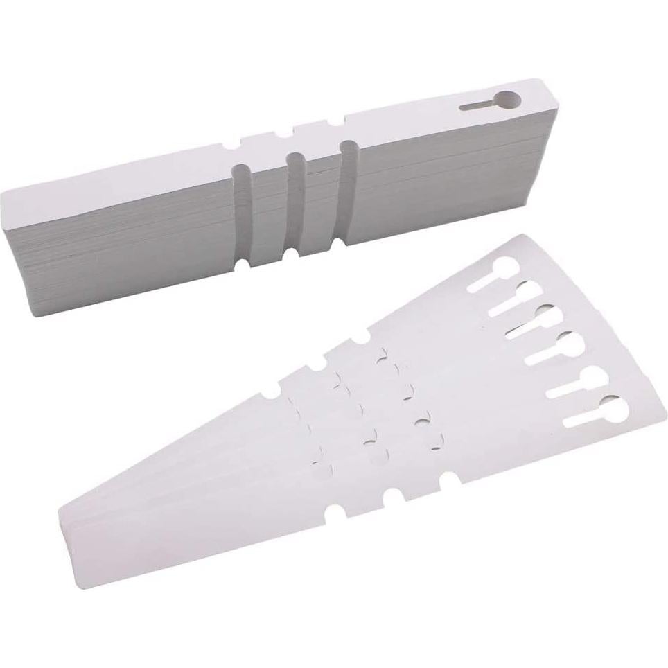 200 Etiquetas de Plástico Kecoya para Plantas 20x2cm Blancas