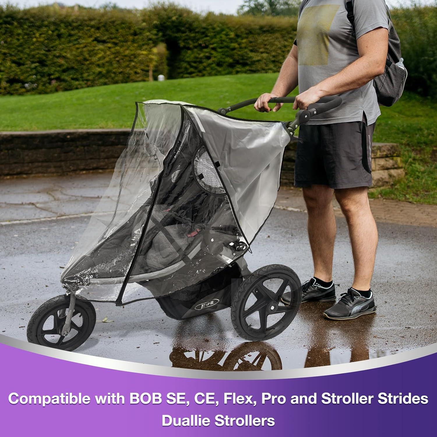 Cubierta de Lluvia para Cochecito BOB Gear Duallie Impermeable