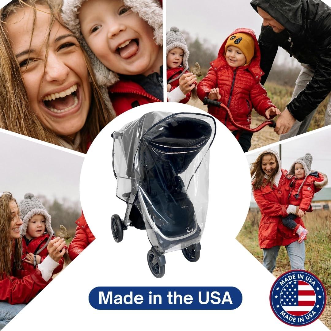 Cubierta de Lluvia SASHA para Chicco Bravo Trio y Primo - Transparente