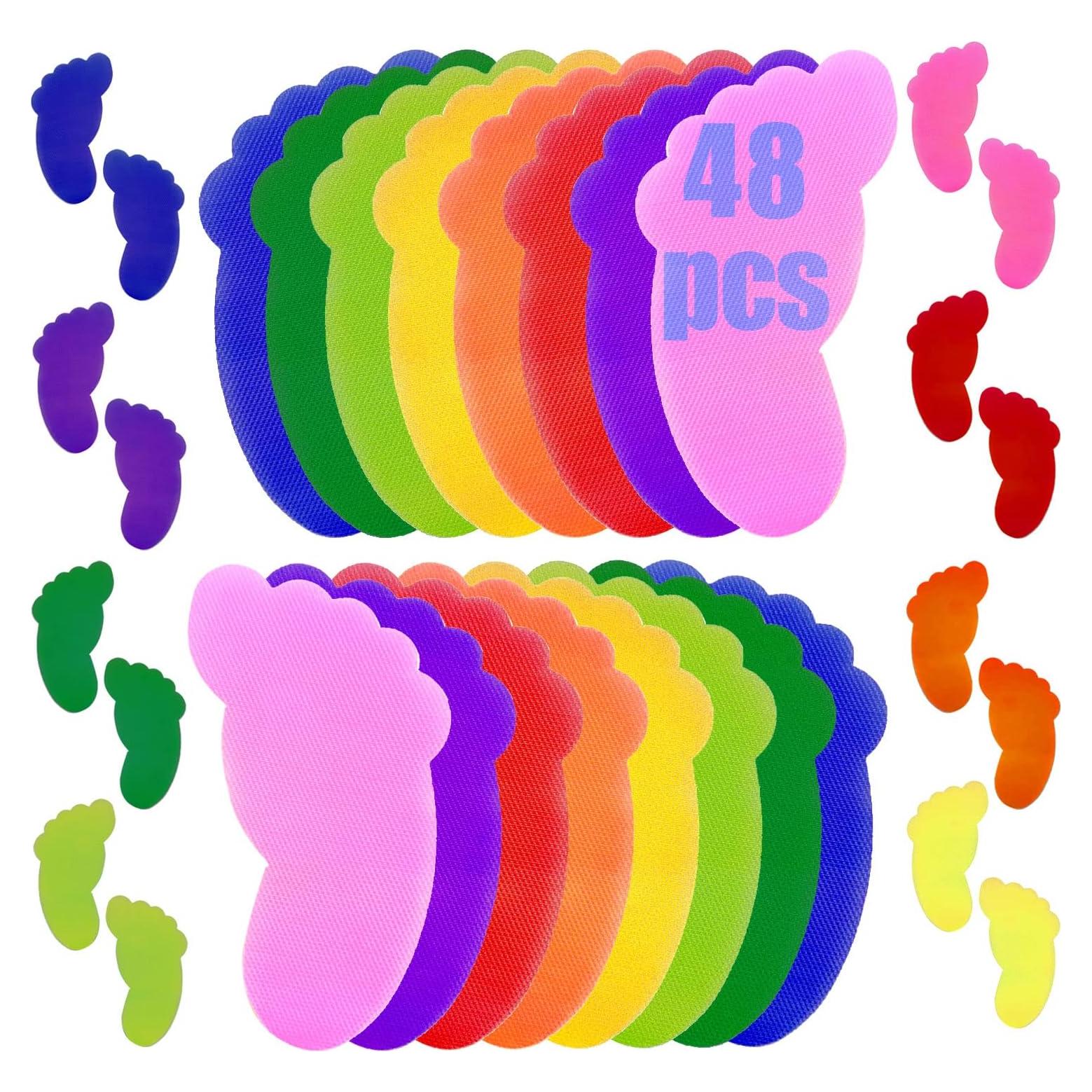 Marcadores de Alfombra Unixing 48PCS Nylon Coloridos para Aula