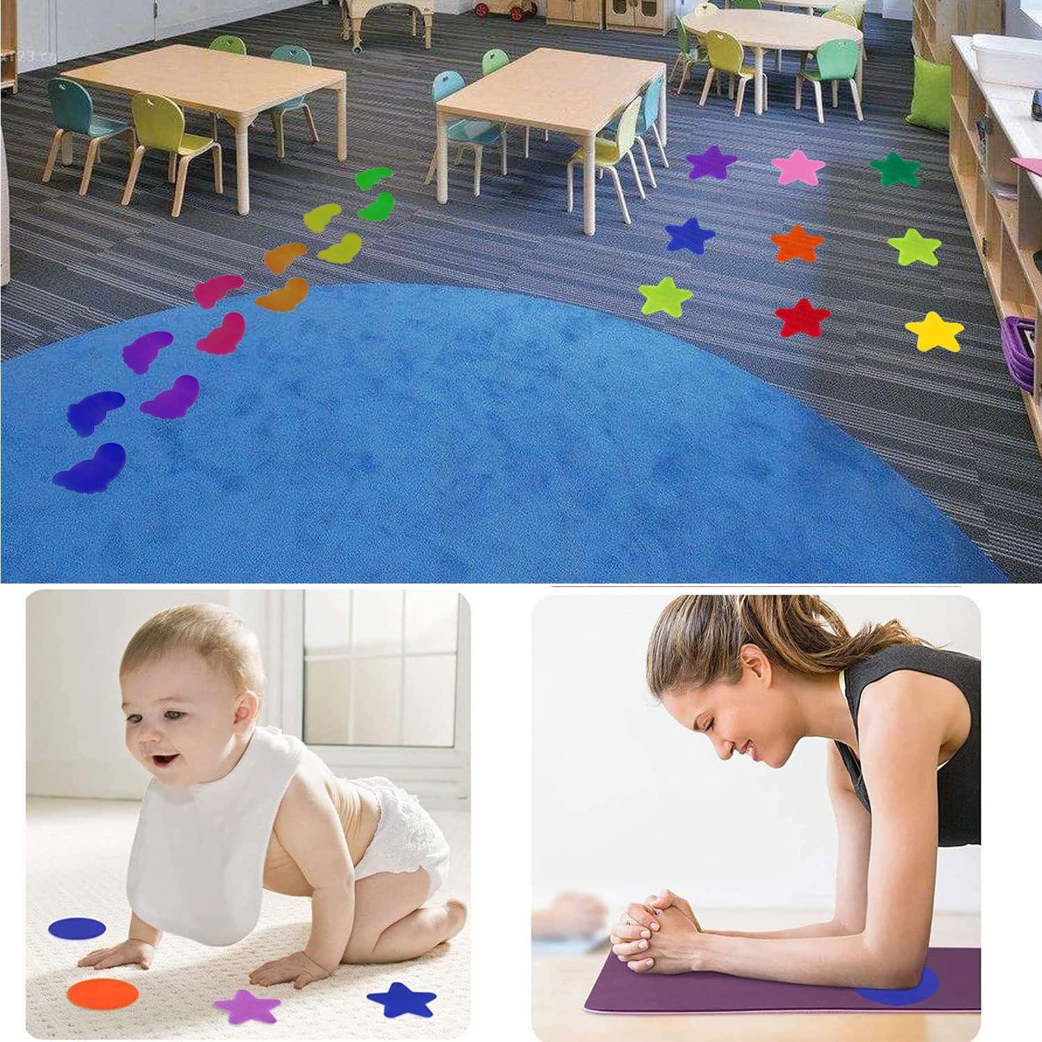 Marcadores de Alfombra Unixing 48PCS Nylon Coloridos para Aula