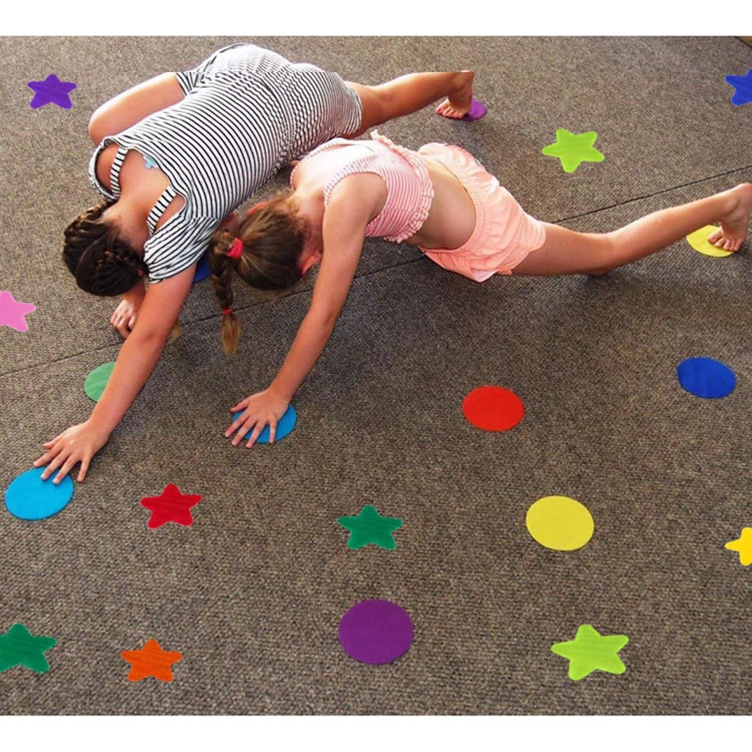 Marcadores de Alfombra Unixing 48PCS Nylon Coloridos para Aula