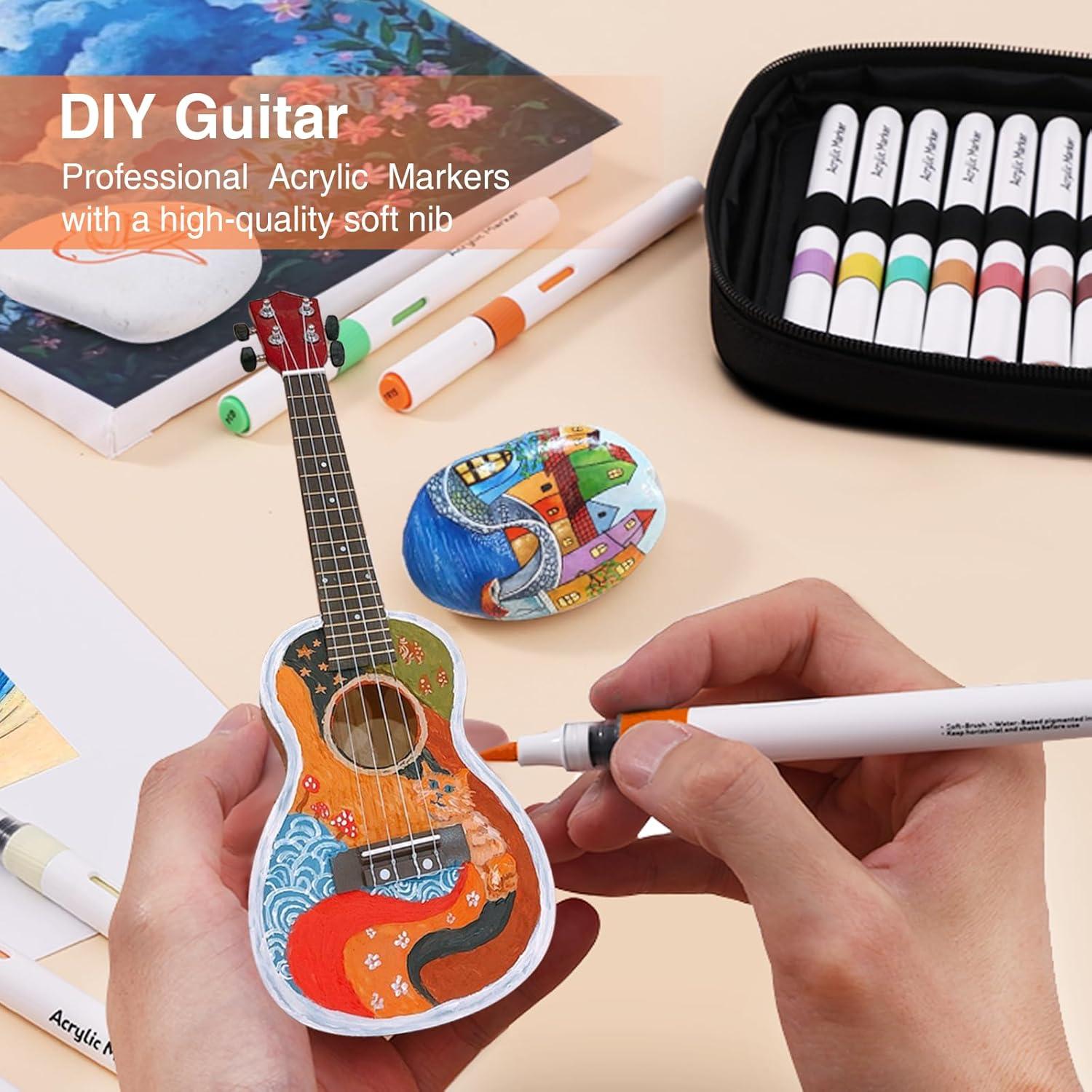 Marcadores Acrílicos Nauets 48 Colores Punta Fina 2-3mm