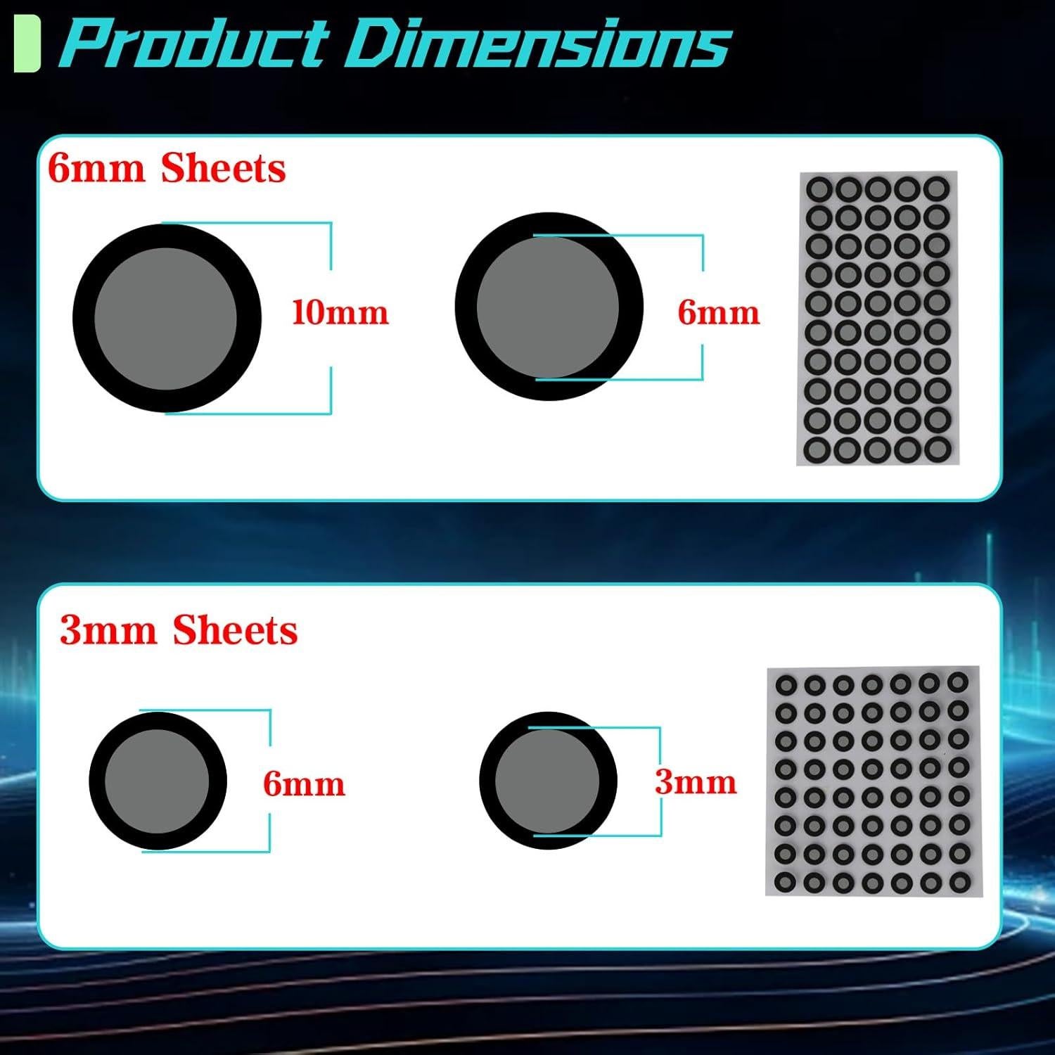 612 Pcs Marcadores de Escaneo 3D Mtuiewo - Alta Reflectividad