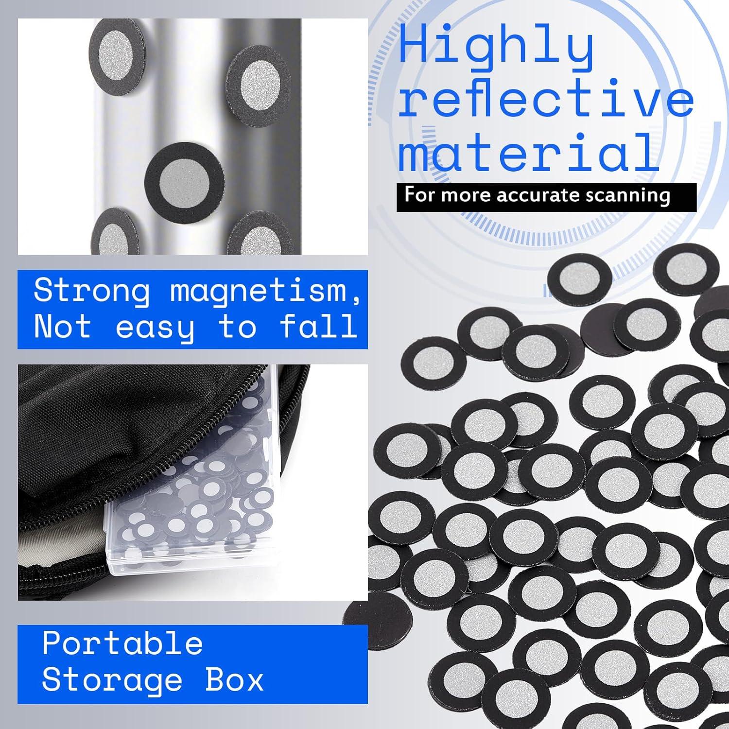 Puntos Magnéticos de Escaneo 3D Kingdder 200 Pcs 6-10 mm