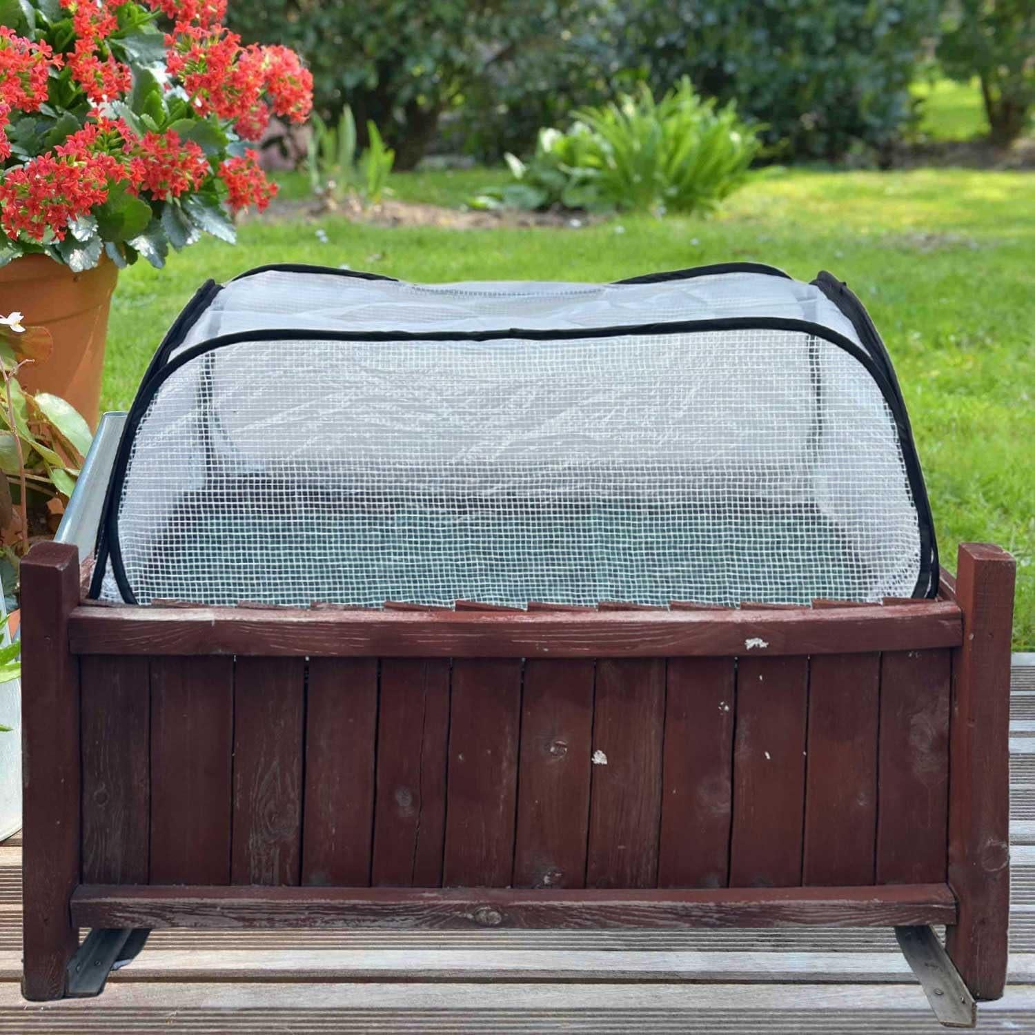 Cubierta de Plantas Hkvoxim 114.3x54.9x40.6 cm PVC