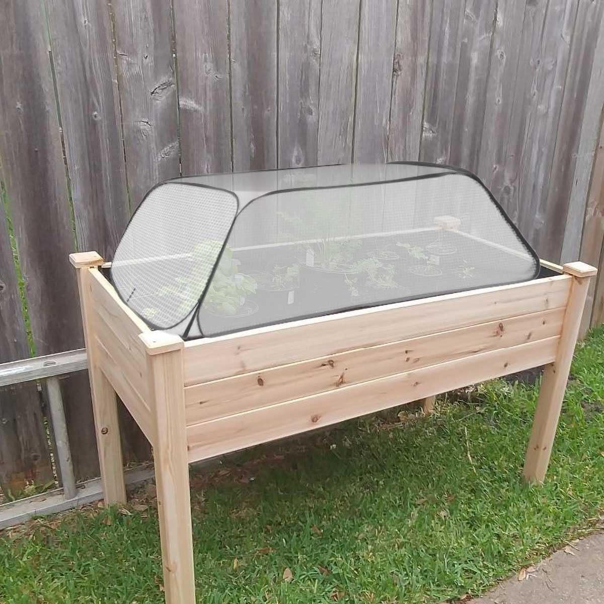 Cubierta de Plantas Hkvoxim 114.3x54.9x40.6 cm PVC