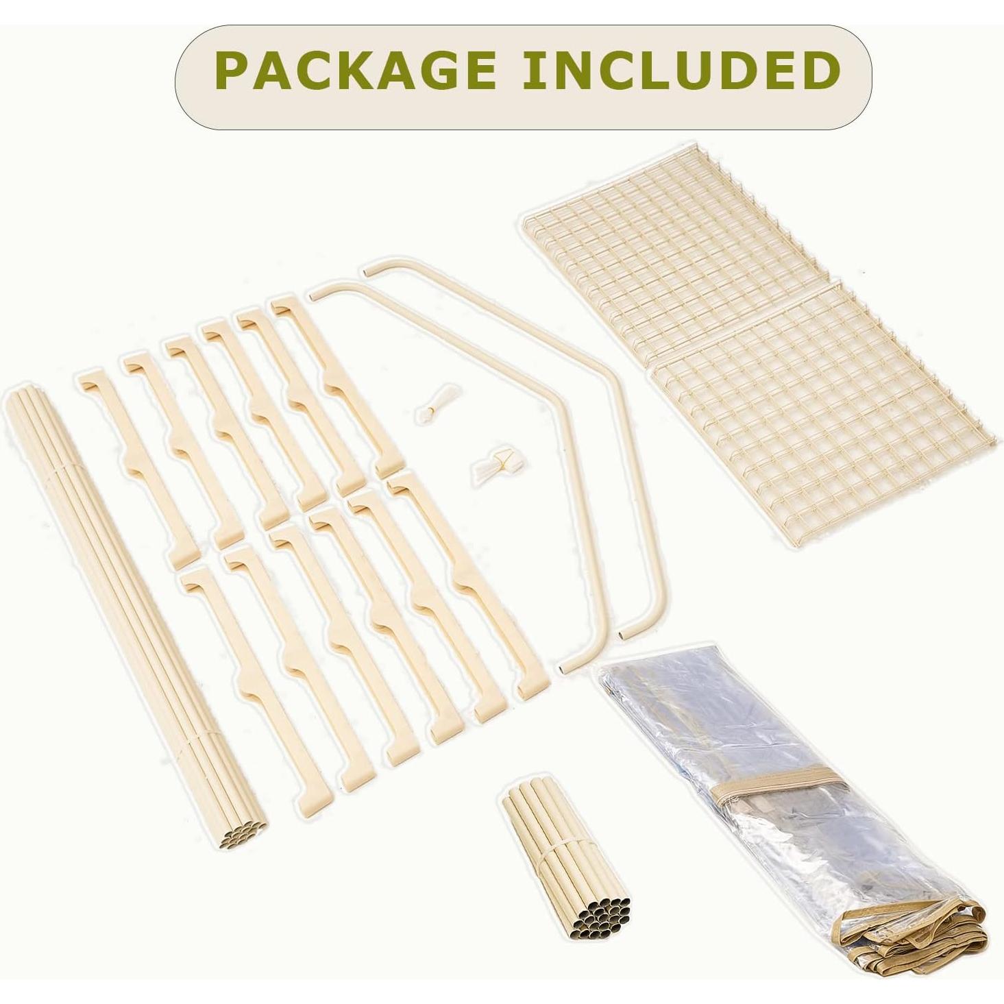 Invernadero Mini Portátil Purlyu 5 Niveles 190.5 cm